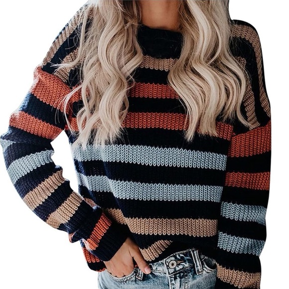 Striped Knit Sweater - Picture 7 of 7